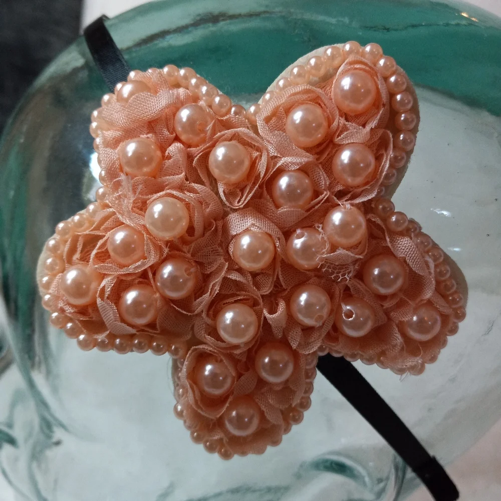 Star Pearl Coquette Headbands 2 pieces